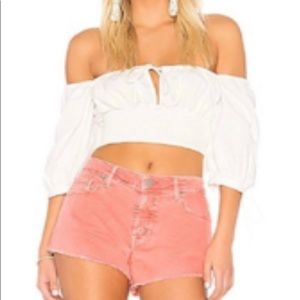 PAIGE Emmitt Relaxed Cut Off Shorts